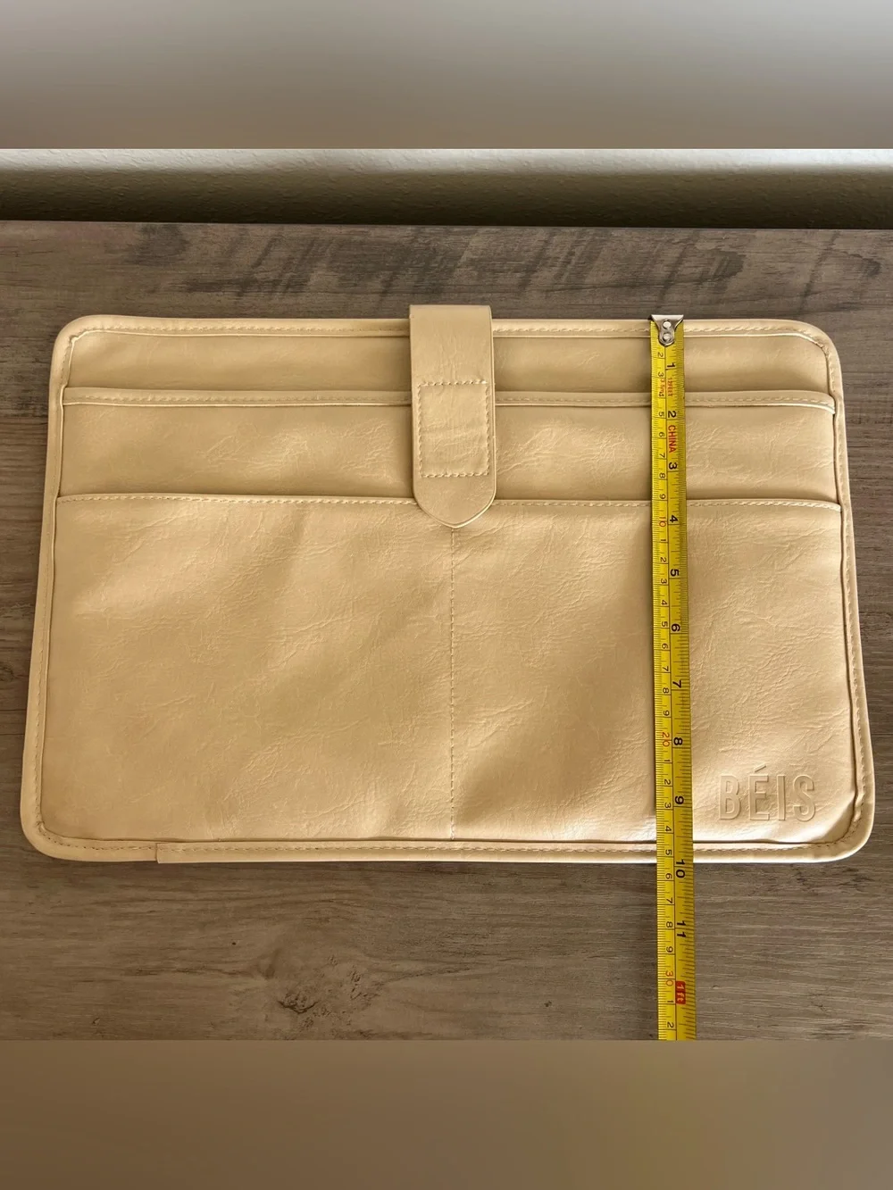 BEIS Beige Laptop Sleeve Case Protective Travel Cover Padded Pouch Minimalist